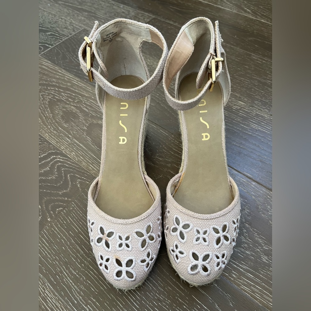 Unisa espadrilles with ankle strap. Worn once